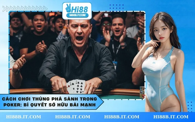 Cách Chơi Thùng Phá Sảnh Trong Poker