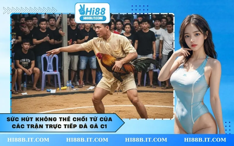 Sức hút không thể chối từ của các trận trực tiếp đá gà C1